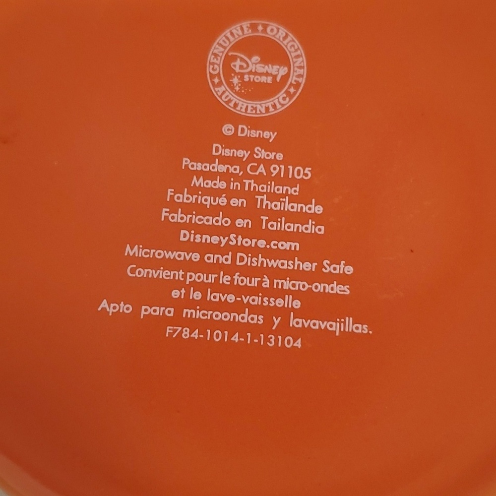Vintage Disney Pluto Dog Character Coffee Mug Large 16oz Coffee Tea Orange - Picture 5 of 5